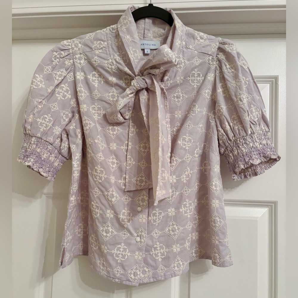 Cartolina‎ Nantucket Peggy Embroidered Top